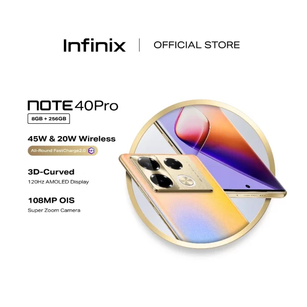 Infinix Note 40 Pro 5G 256GB + 8GB